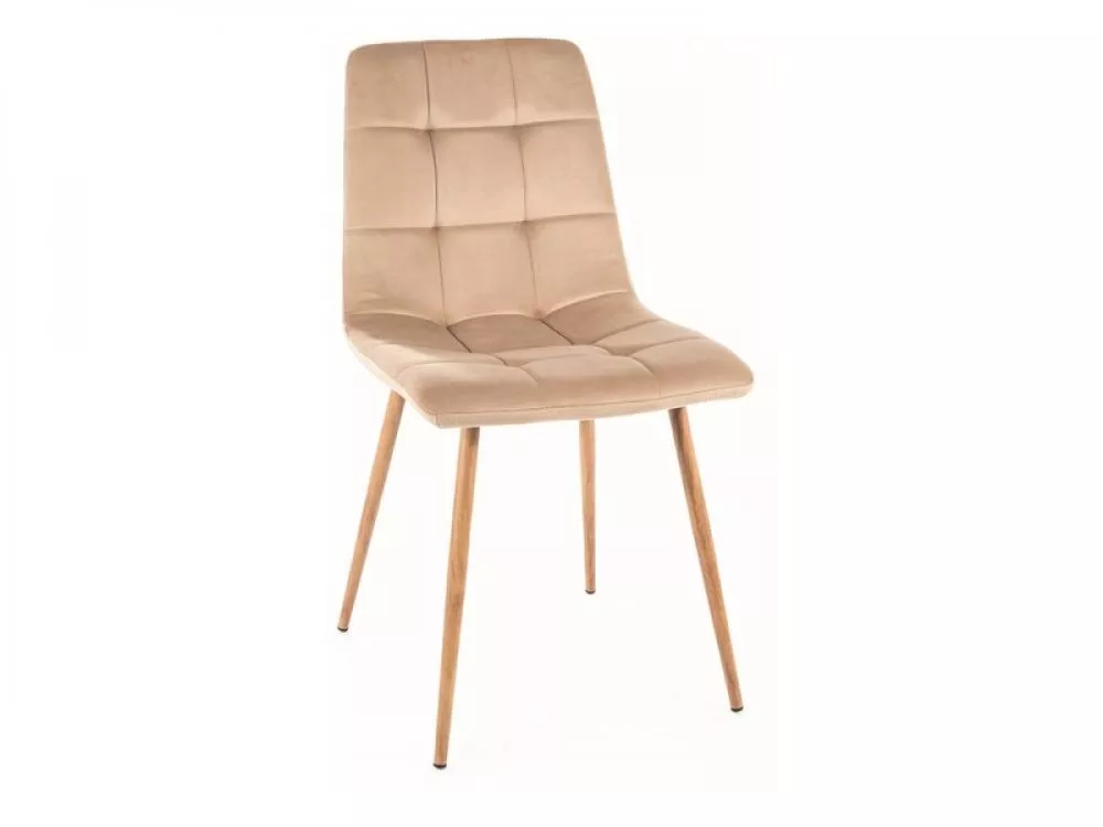 Krēsls Mila D Velvet · Bēšs · 86 × 45 × 53 cm
