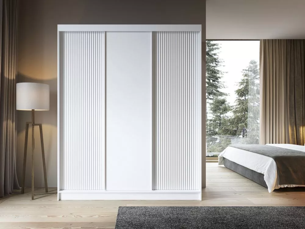 Skapis Biancco · Balts · 180 × 60 × 220 cm