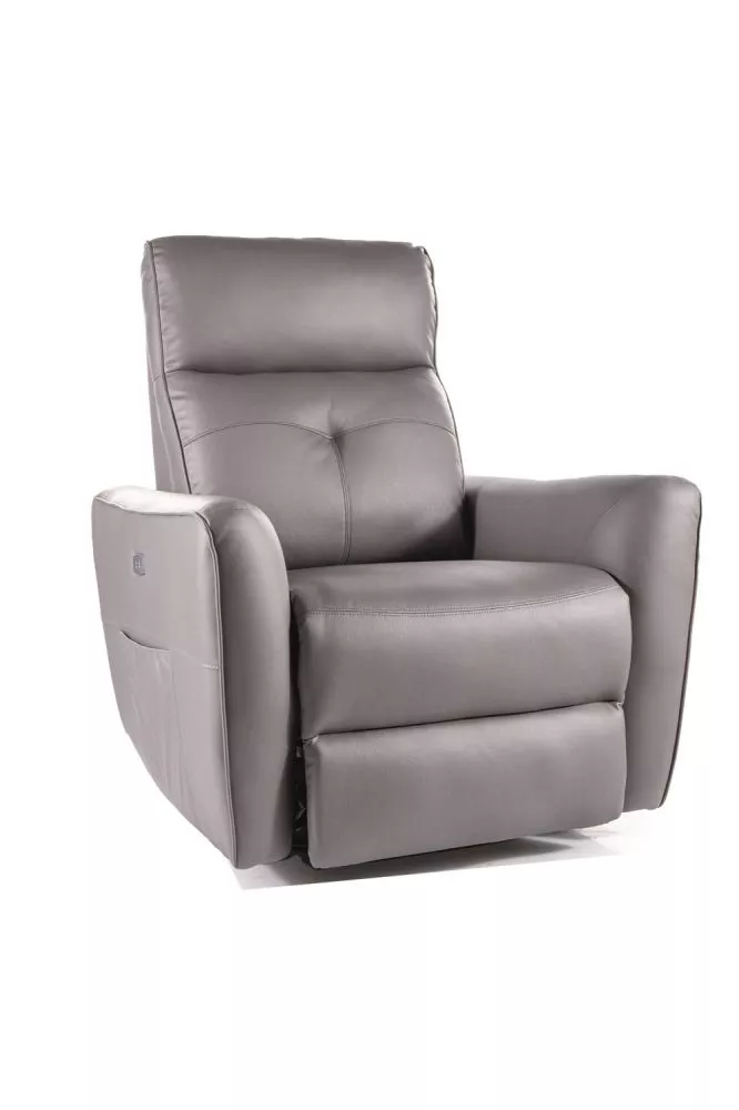 Mīksts krēsls Helios M Sēdvietas dziļums: 51 cm, Maksimālais dziļums: 160 cm, · Pelēks · 89 × 93 × 106 cm