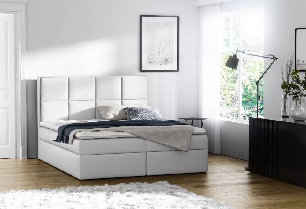 Gulta Galaxy standard ar stelāžu Guļamvietas platums: 160 cm, Guļamvietas garums: 200 cm, · Balts · 160 × 213 × 120 cm