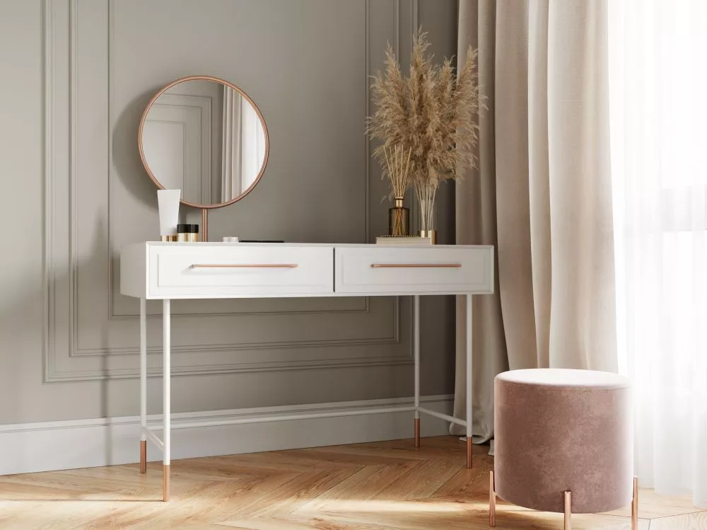 Kosmētikas galds Rosa Bianca PLROS01 · 121 × 79 × 49 cm