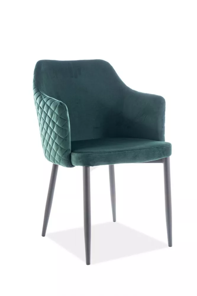 Krēsls Astor Velvet · Zaļš · 84 × 46 × 46 cm