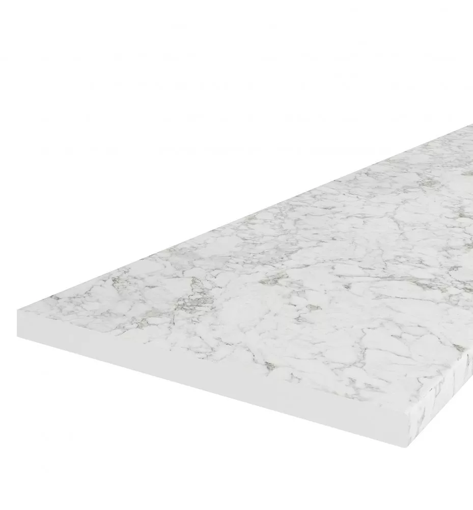 Darba virsma Encimera 120 3.8 · Marmora balts · 300 × 120 cm