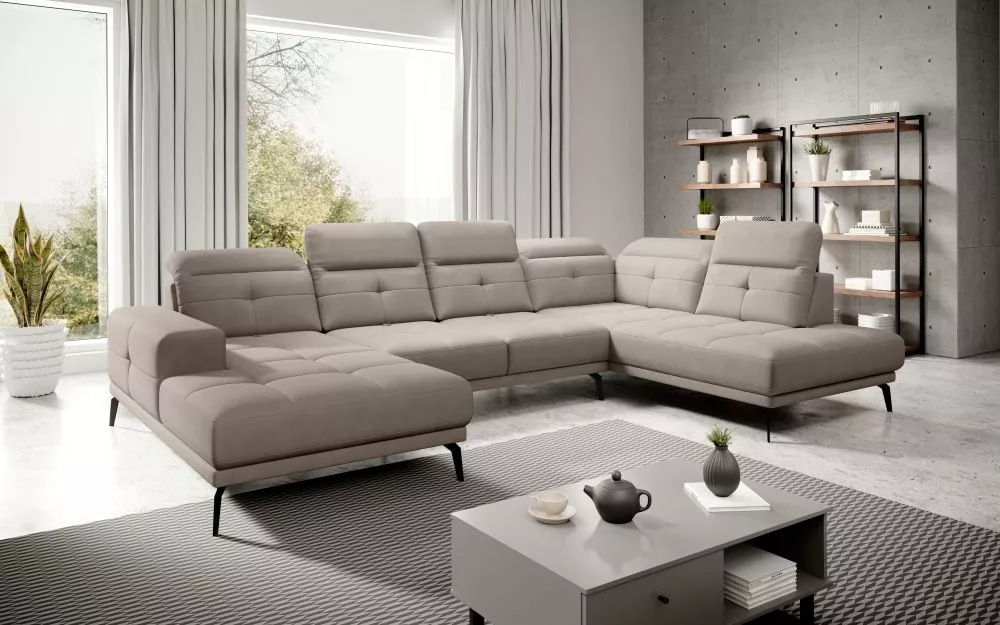 Dīvāns Bretan Premium standard · Kapučīno · 201 × 350 × 57 cm