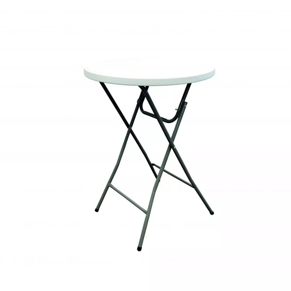 Galds Folding table round 80 · Balts · 110 cm