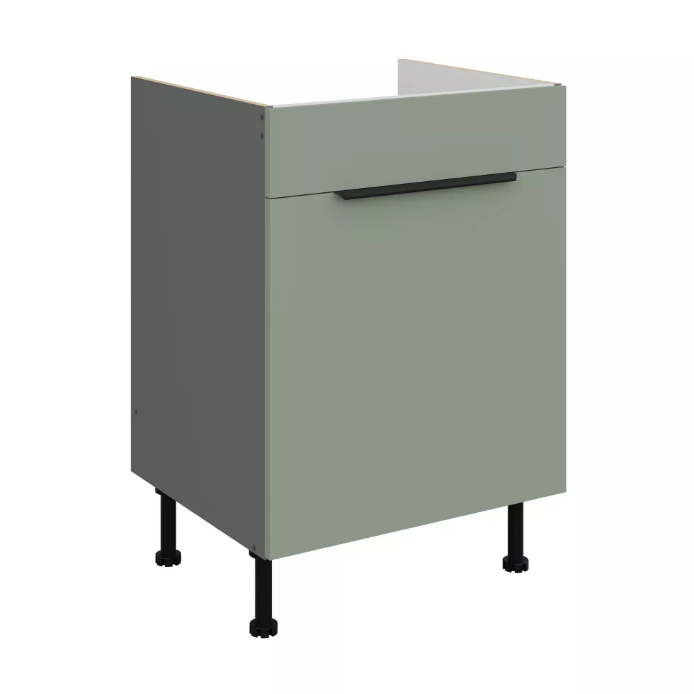 Virtuves skapis Aria Anthracite 60 ZL 1S BB
