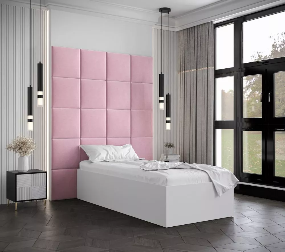 Gulta Bella 3 ar stelāžu Guļamvietas platums: 90 cm, Korpusa krāsa: balts, Guļamvietas garums: 200 cm, stelāžas tips: ko