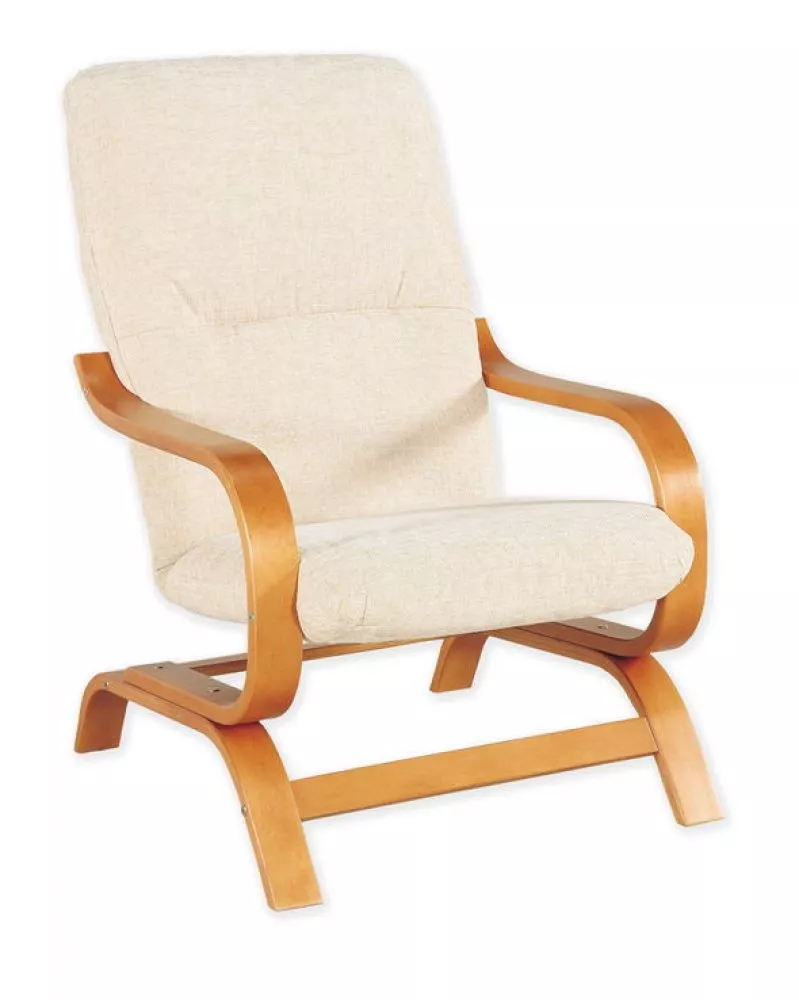 Mīksts krēsls Nela 1S Standard · Gaišais krēms · 64 × 80 × 100 cm