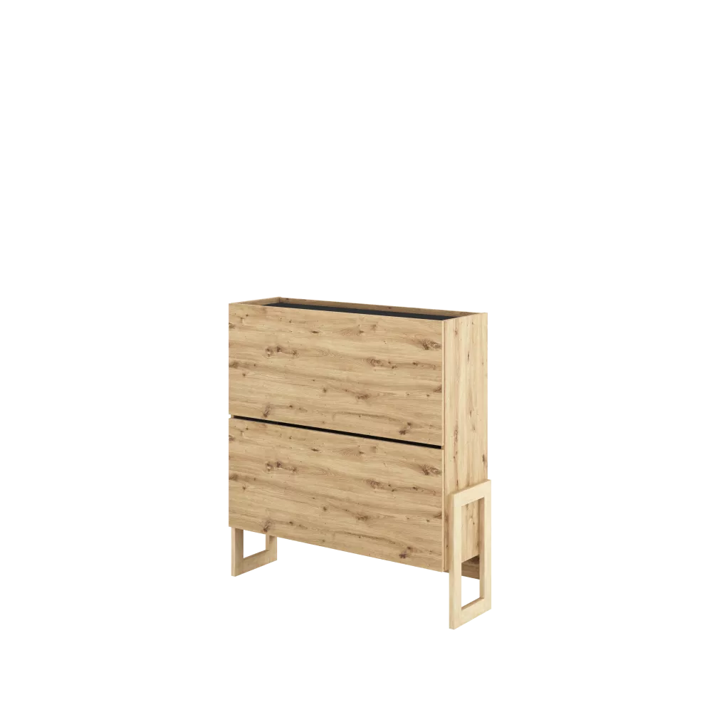 Apavu plaukts Noko NO-03/5 · Ozols artisan · 90 × 105 × 31 cm