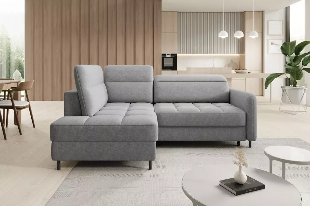Dīvāns Barea Premium Standard · Pelēks · 160 × 208 × 91 cm