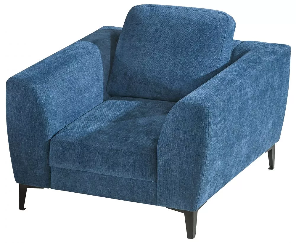 Mīksts krēsls Imperia 1S standard Sēdvietas dziļums: 64 cm, · Zils · 86 × 106 × 91 cm