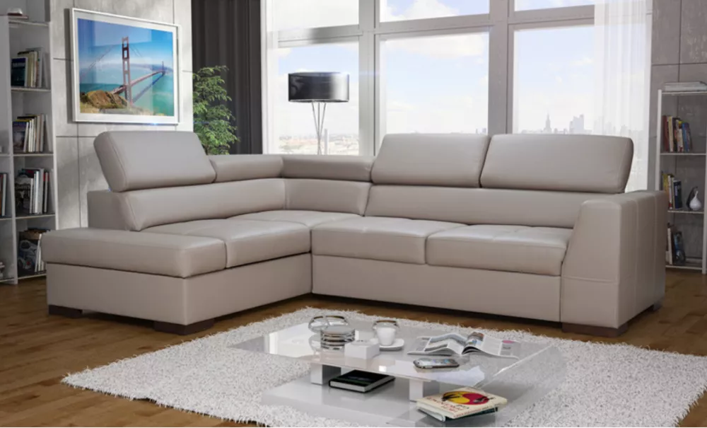 Dīvāns Nest 2 Standard · Bēši pelēks · 205 × 276 × 95 cm