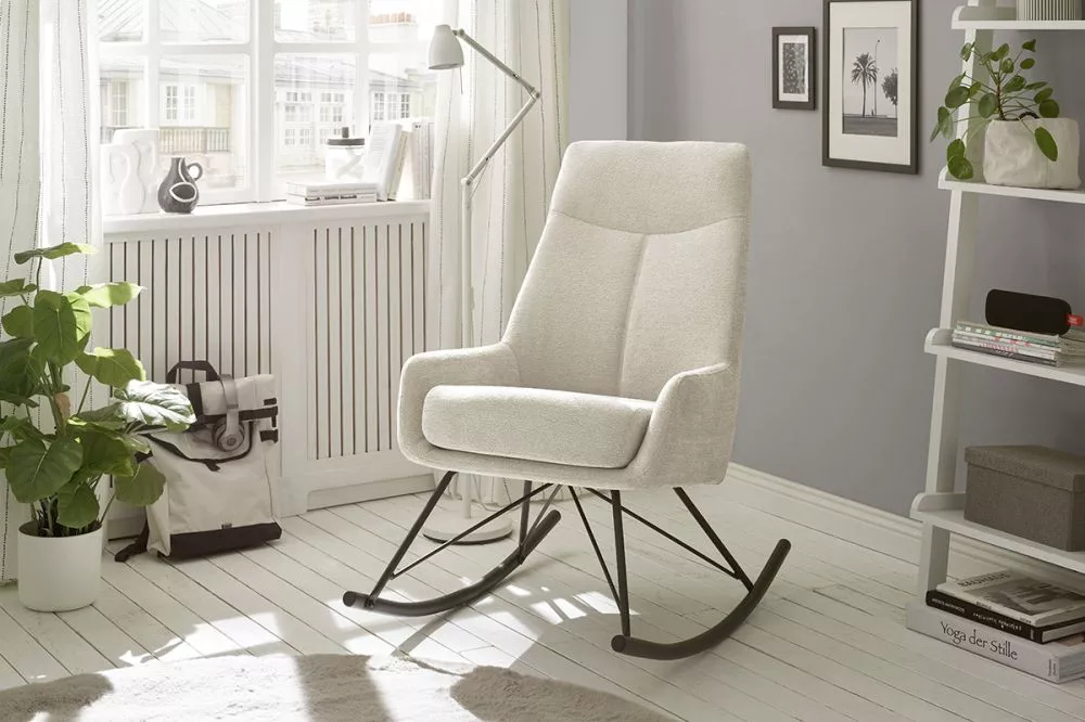 Mīksts krēsls Orient Standard Sēdvietas dziļums: 51 cm, · Krēma · 63 × 98 × 98 cm