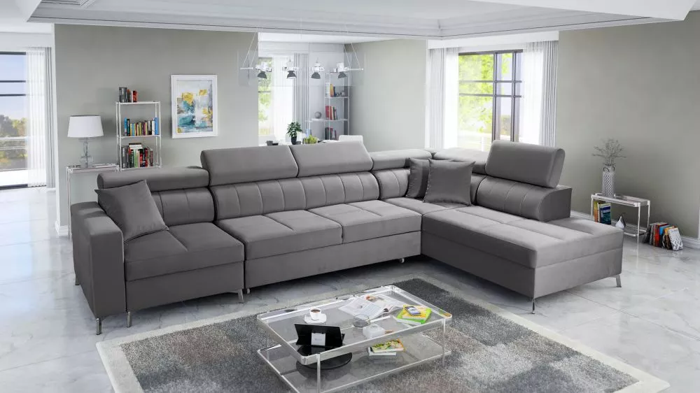 Dīvāns Side 10 Mini Standard · Pelēks · 217 × 332 × 83 cm