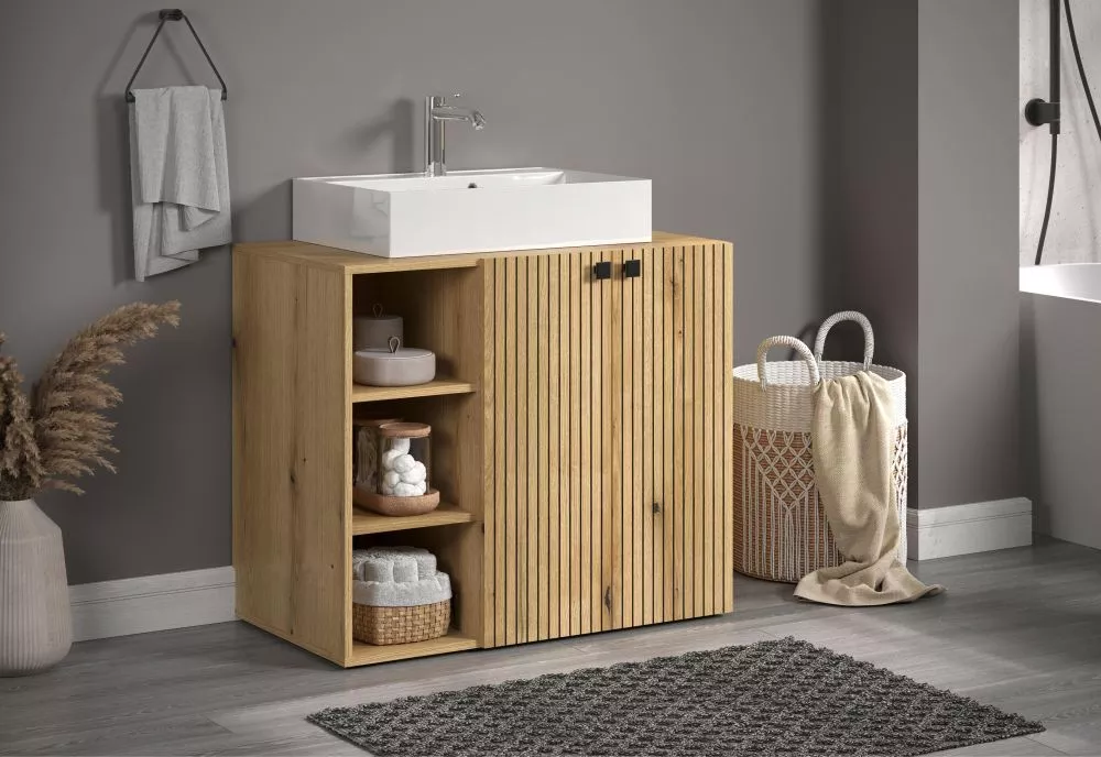 Vannas istabas komplekts Pure Bliss Set 3 · Ozols evoke · 91 × 90 × 53 cm