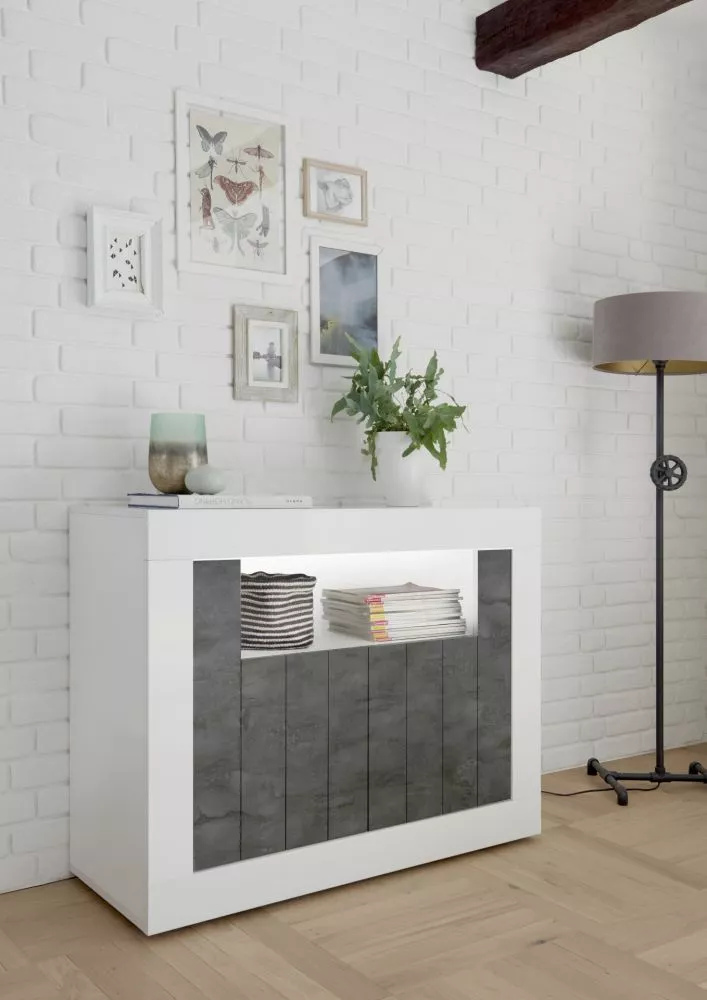 Kumode Urbino K2D ar LED · 110 × 42 × 86 cm