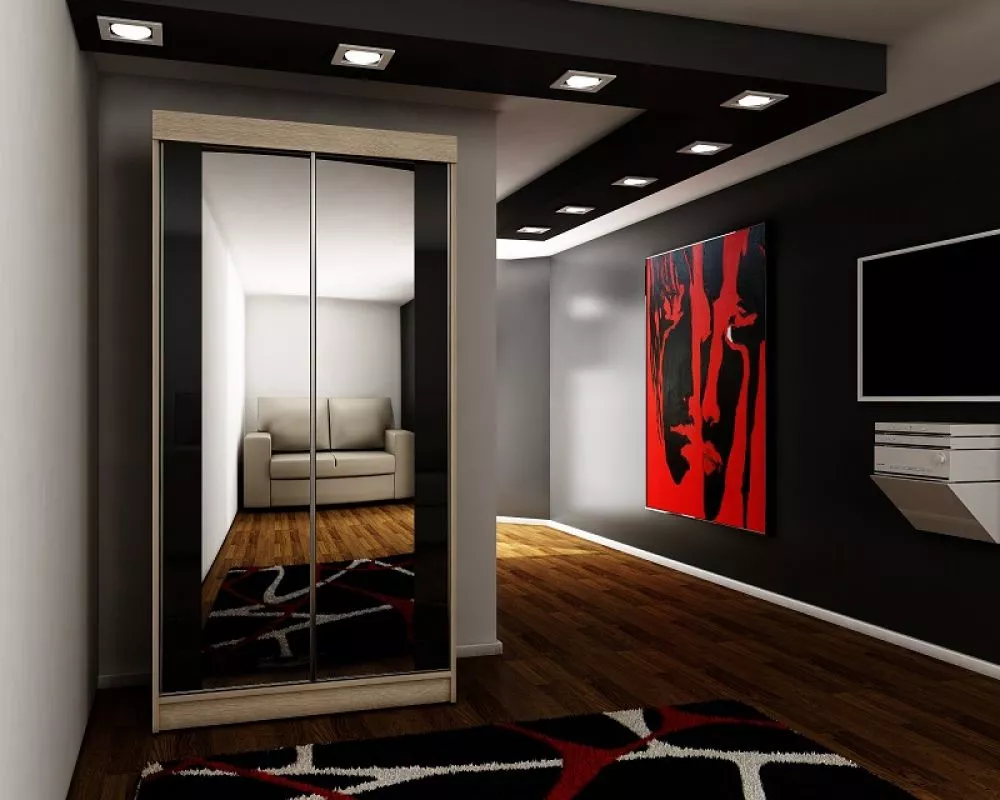 Skapis Top 30 ar LED · Ozols sonoma · 100 × 62 × 200 cm