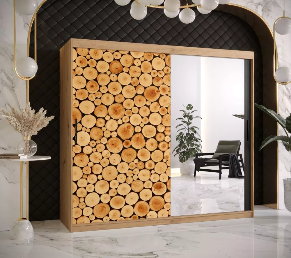 Skapis Sosna 2 · 200 × 62 × 200 cm
