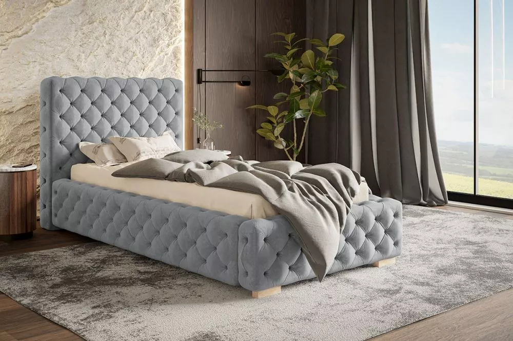 Gulta Bed 15 Premium standard ar stelāžu Guļamvietas platums: 90 cm, Guļamvietas garums: 200 cm, stelāžas tips: metāla, 
