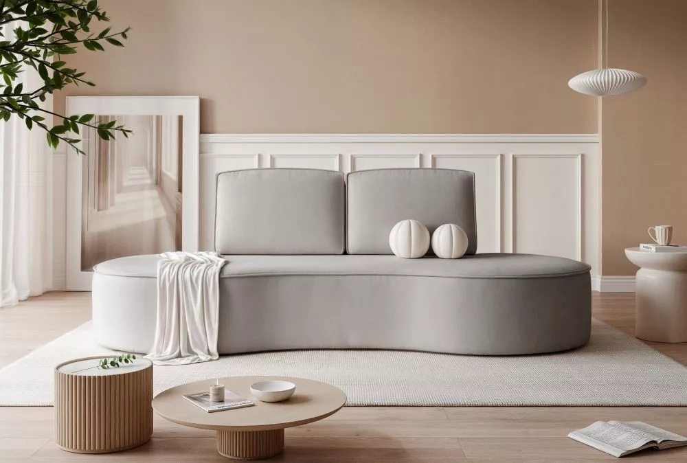 Dīvāns Sofia Sofa Standard · Pelēks · 101 × 234 × 88 cm