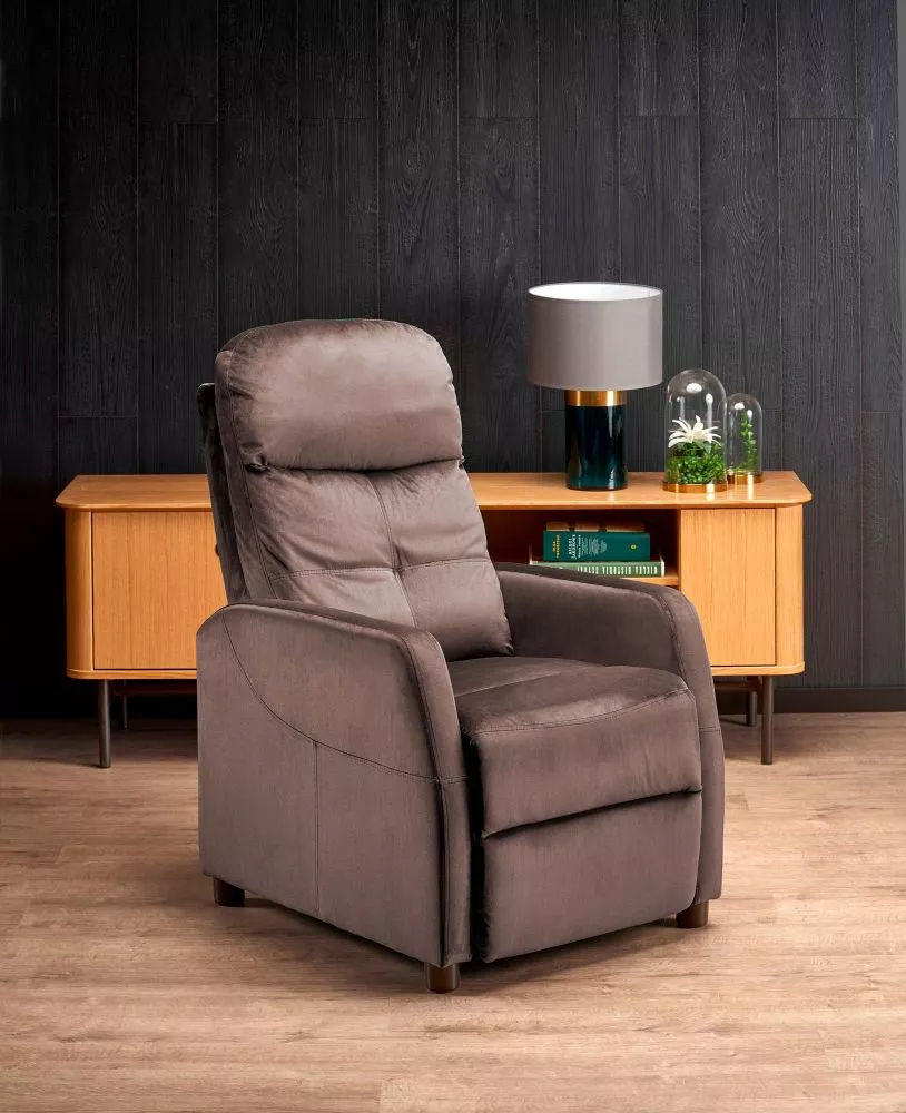 Krēsls Felipe 2 Velvet Comfort · Brūns · 76 × 64 × 84 cm