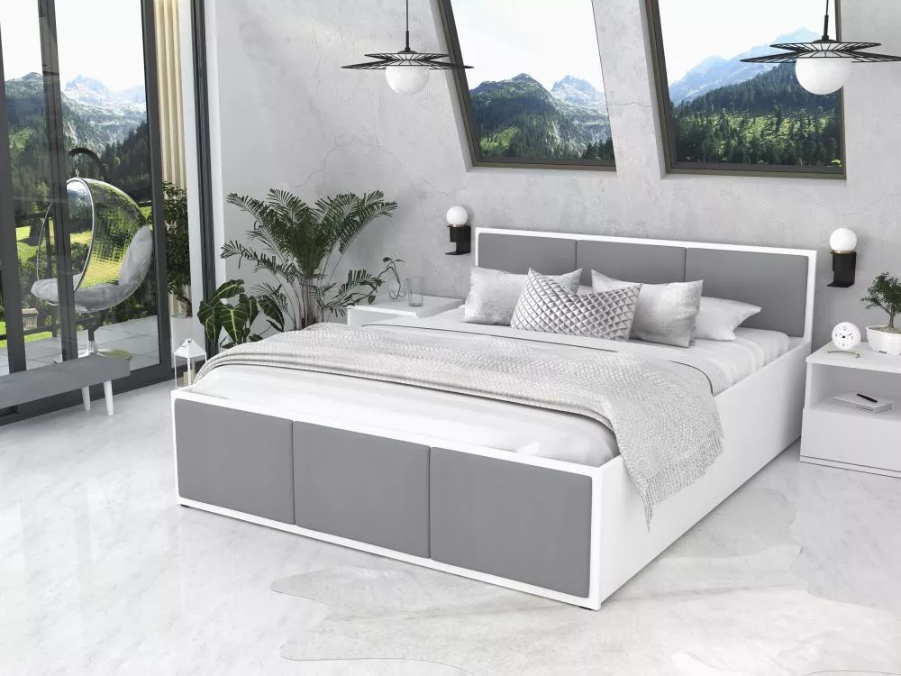 Gulta Panama T White Plus ar stelāžu Guļamvietas platums: 140 cm, Korpusa krāsa: balts, Guļamvietas garums: 200 cm, stel