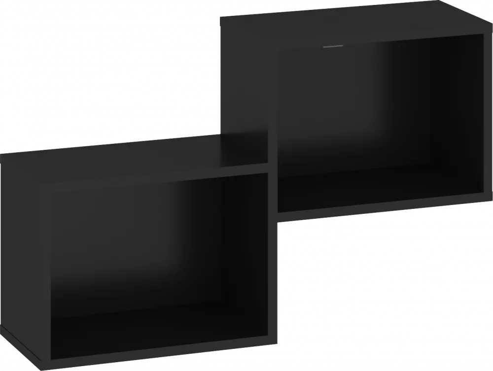 Plaukts Boss BOS-07 · Melns · 80 × 50 × 23 cm