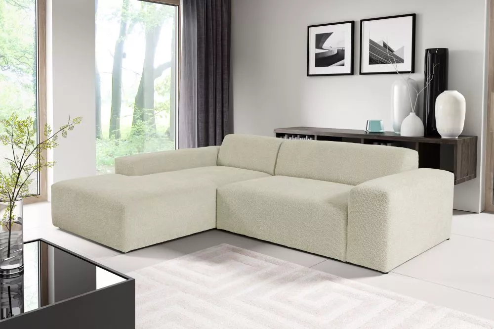 Dīvāns Modullo L Standard · Bēši pelēks · 190 × 254 × 70 cm