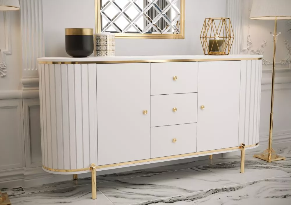 Kumode New York · Balts · 181 × 40 × 86.5 cm