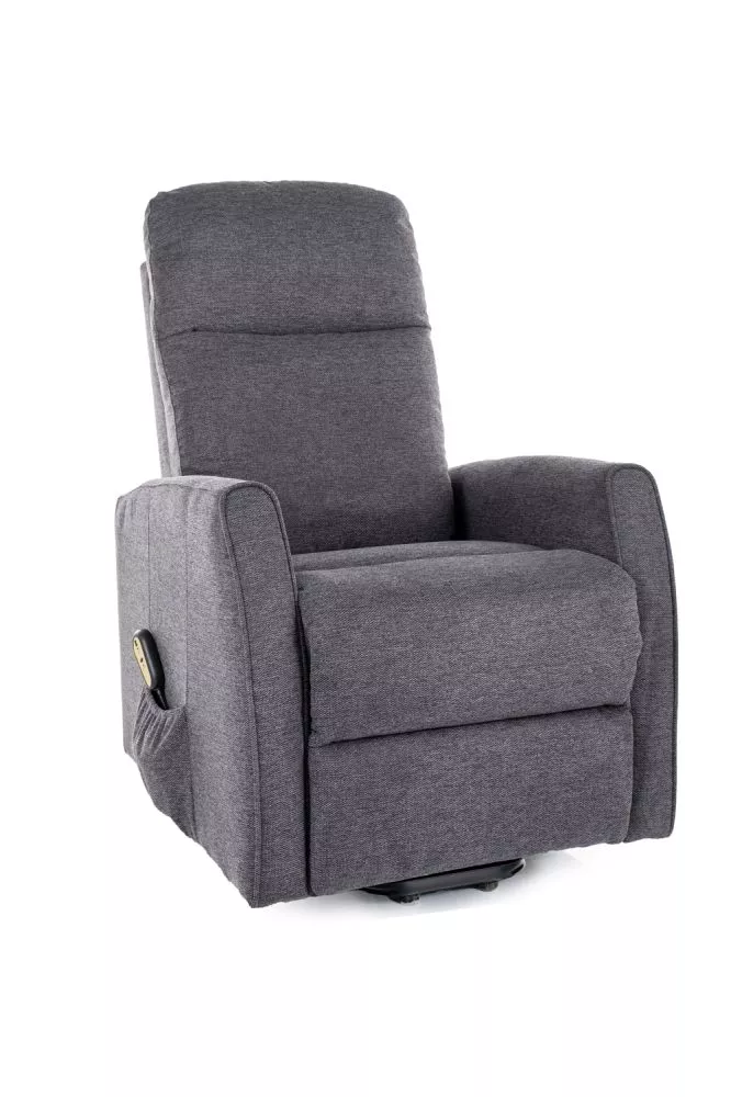 Mīksts krēsls Leto Brego Sēdvietas dziļums: 51 cm, Maksimālais dziļums: 165 cm, · Tumši pelēks · 68 × 90 × 107 cm
