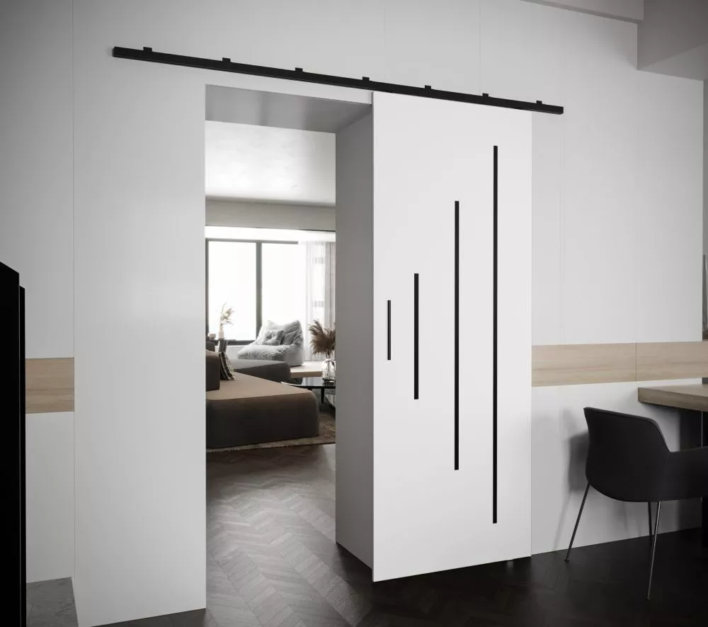 Bīdāmās durvis Zonda Y · Balts · 80 × 204 cm