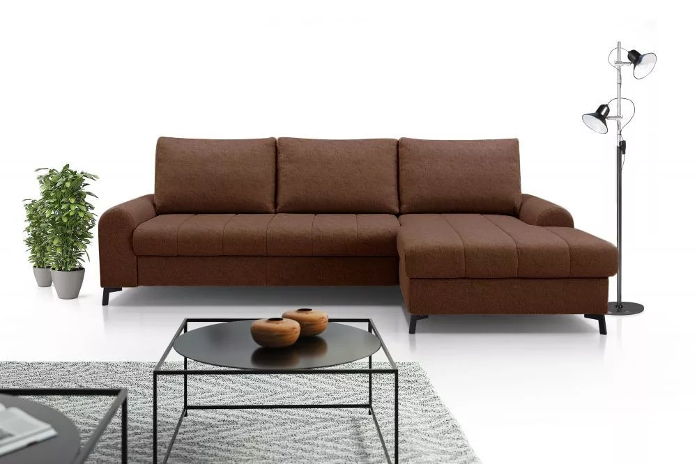 Dīvāns Akira standard · Brūns · 168 × 252 × 88 cm