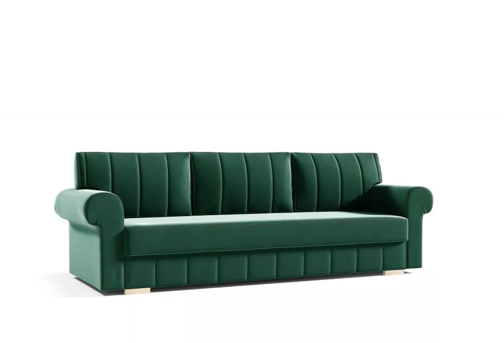Dīvāns Line standard · Zaļš · 85 × 237 × 90 cm