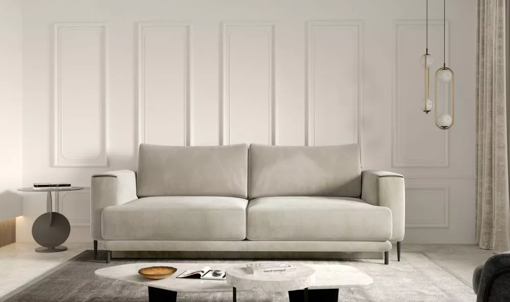 Dīvāns Dalia standard · Krēma · 95 × 260 × 90 cm