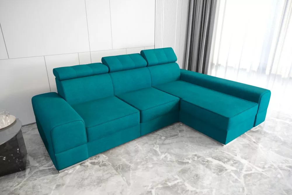 Dīvāns Royal Relax standard · Tirkīzs · 185 × 295 × 79 cm