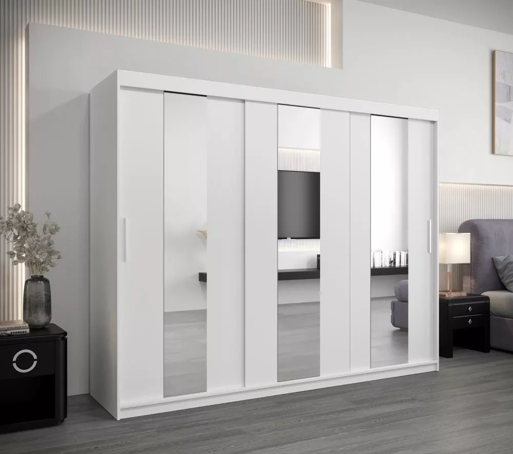 Skapis Pole · Balts · 250 × 62 × 200 cm