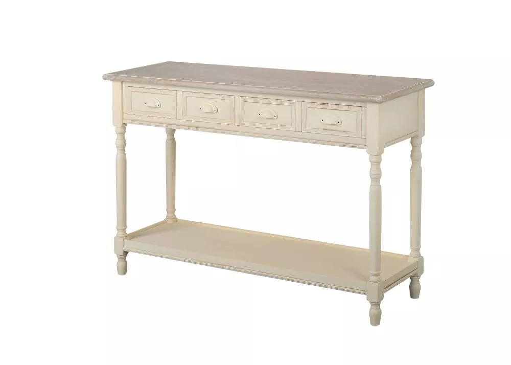 Kosmētikas galds Rimini RI018 · Krēma · 122 × 78 × 41 cm