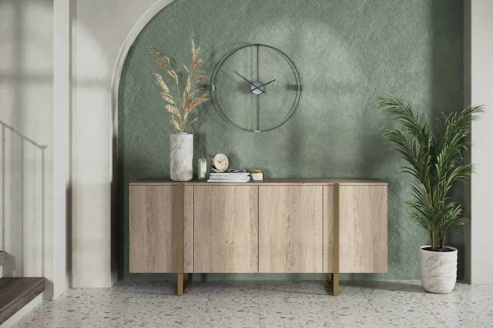 Kumode Verica K200 4D Gold · Ozols · 200 × 45 × 87 cm