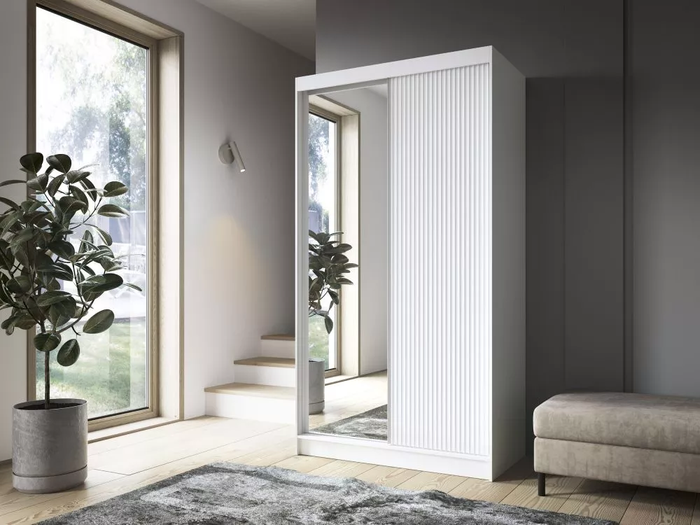 Skapis Biancco Premium · Balts · 120 × 60 × 220 cm