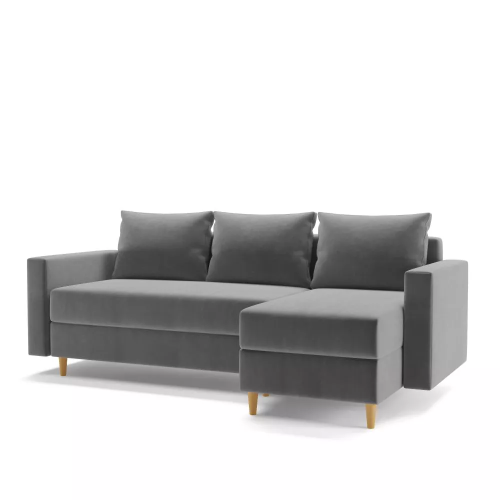 Dīvāns Rio Comfort Standard · Tumši pelēks · 144 × 224 × 98 cm