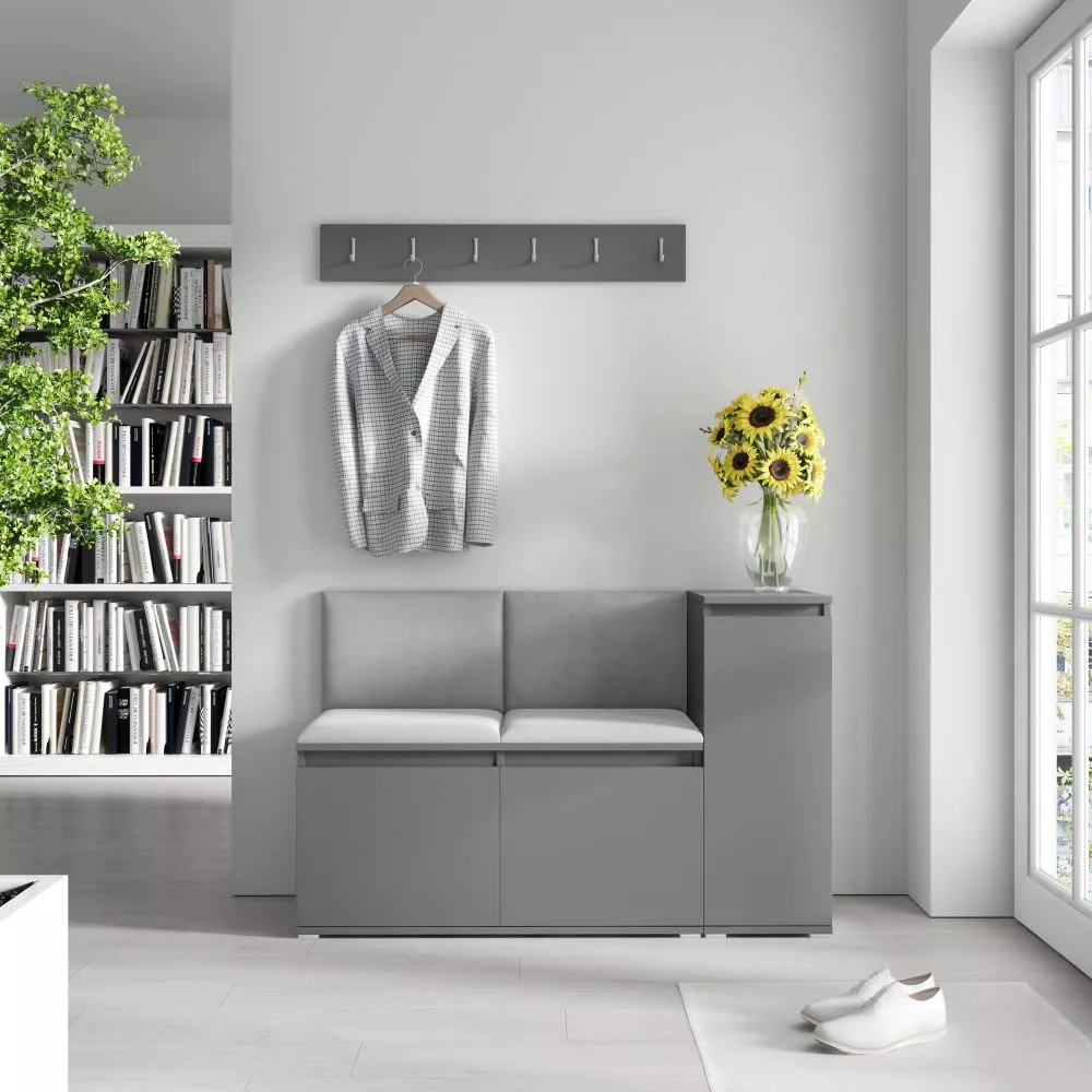 Apavu plaukts Emi 25 Trinity Korpusa krāsa: grafīts, · 130 × 40 cm