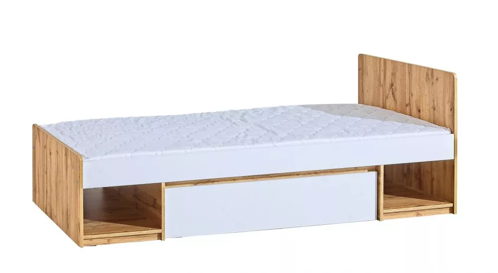 Bērnu gulta Arca AR9 ar stelāžu Guļamvietas platums: 90 cm, Guļamvietas garums: 195 cm, · 94 × 198 × 74 cm