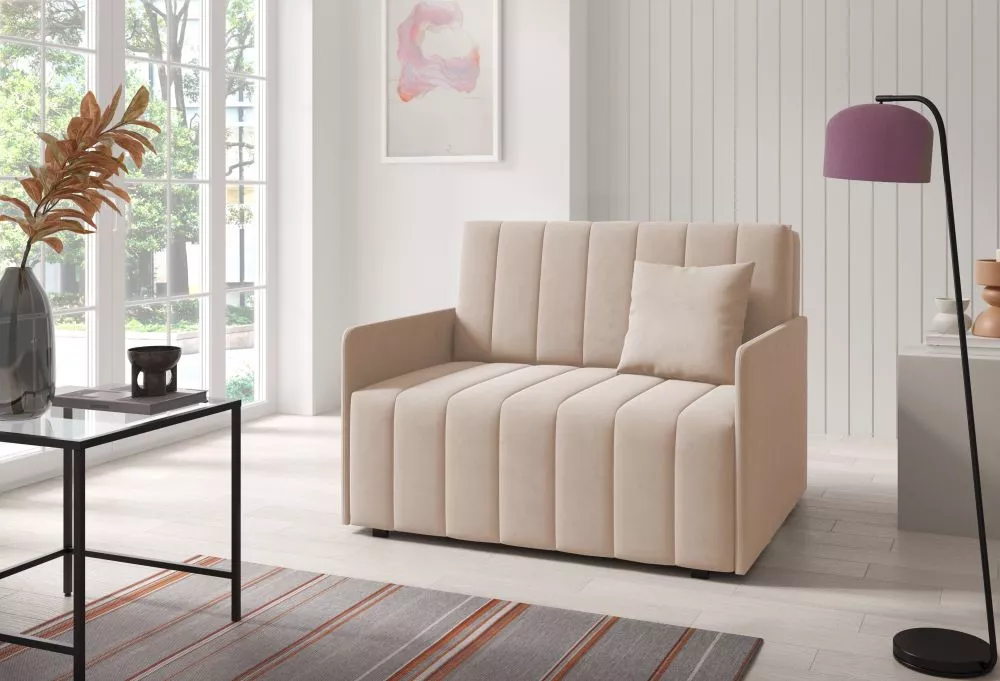 Mīksts krēsls Neo 2 standard Sēdvietas dziļums: 60 cm, · Krēms · 120 × 97 × 85 cm