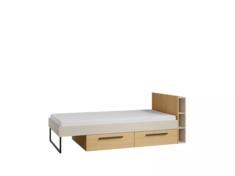 Bērnu gulta Lorin 11 Puse: labā, Guļamvietas platums: 90 cm, Guļamvietas garums: 200 cm, · 94 × 218 × 81 cm