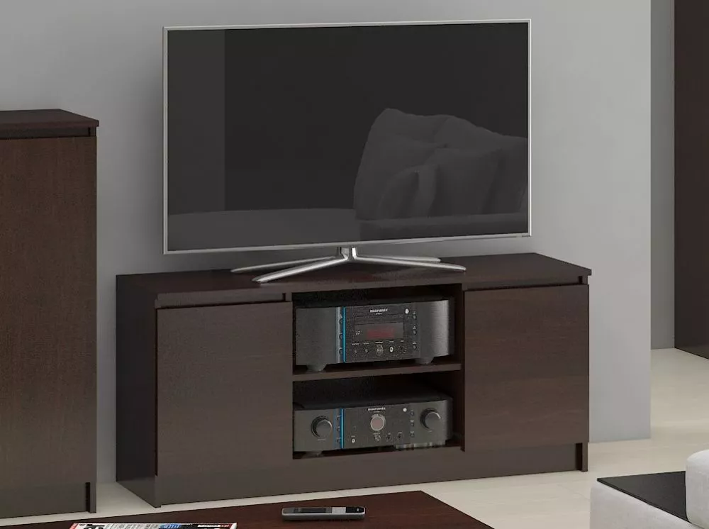 TV tumba RTV 2D1P · 120 × 40 × 55 cm