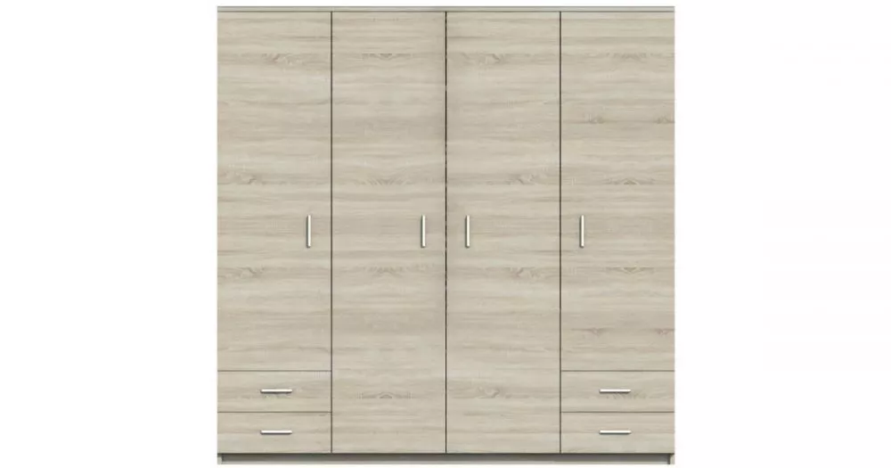 Skapis Feniks F-S200 · Ozols sonoma · 200 × 60 × 200 cm