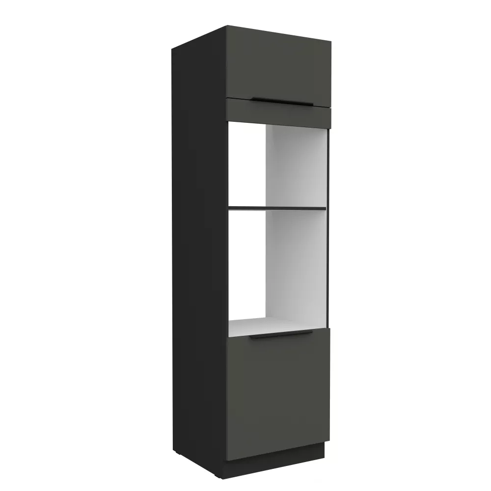Virtuves skapis Aria Graphite 60 DPM-210 2F