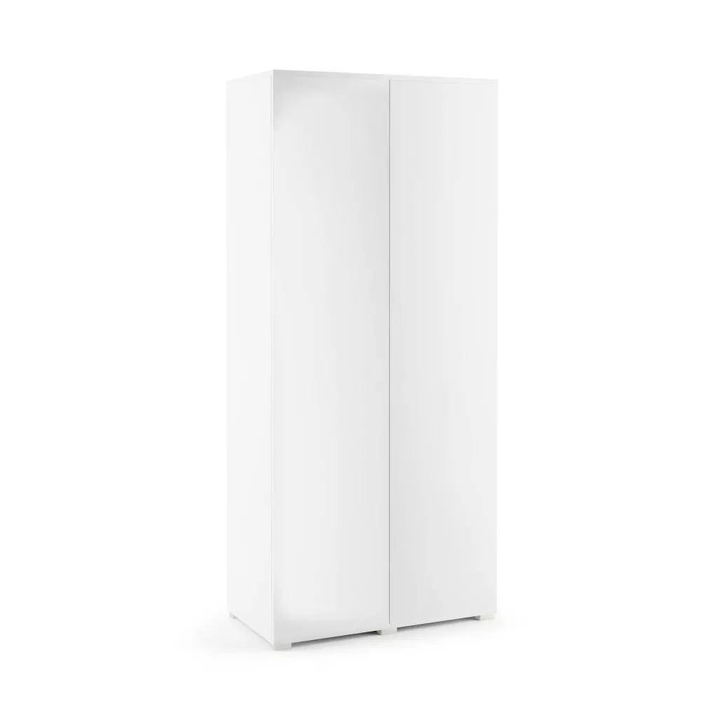 Skapis Amelia 90 Lux · Balts · 90 × 40 × 185 cm