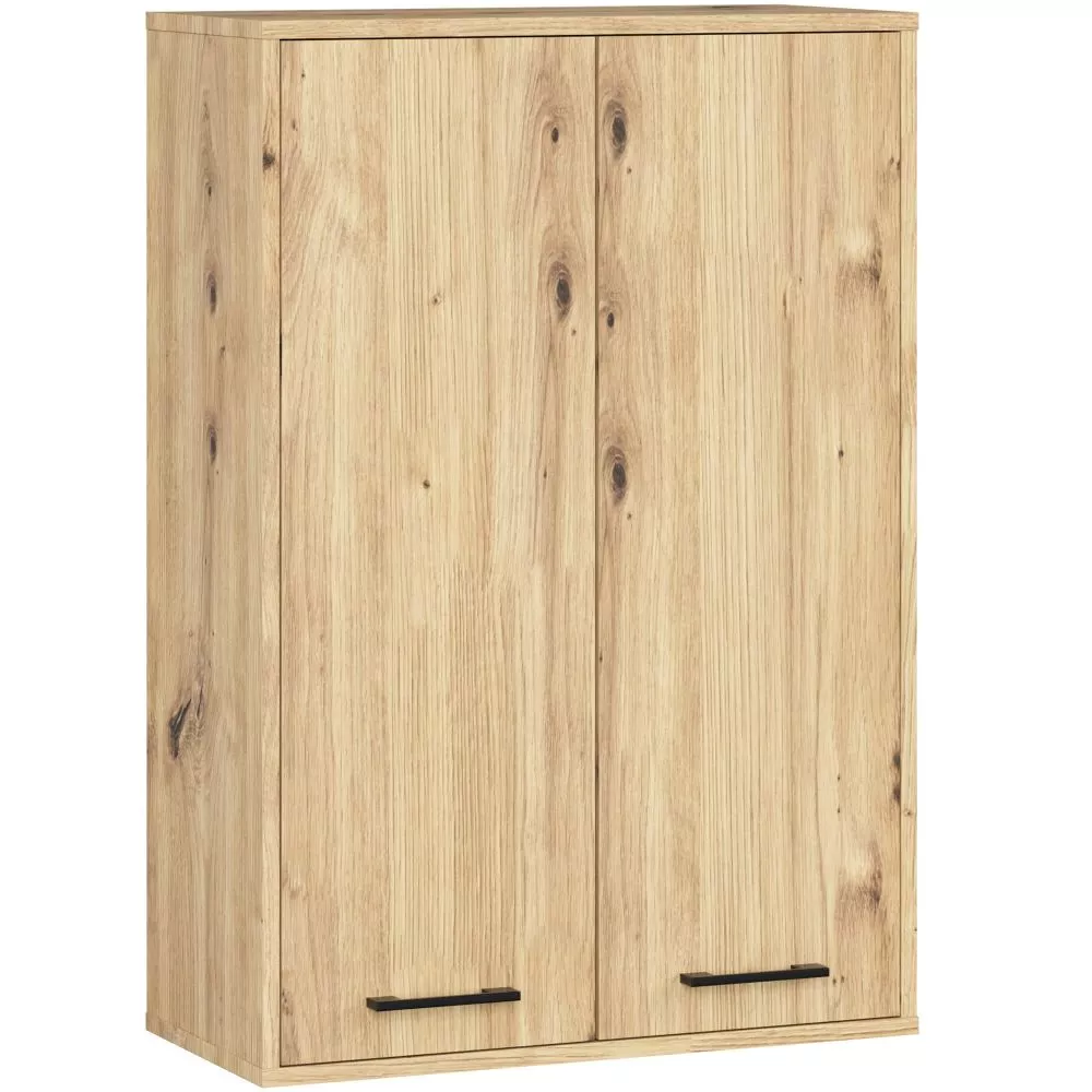 Vannas istabas skapītis Fin W64 2D · Ozols artisan · 64.2 × 93.6 × 30.5 cm