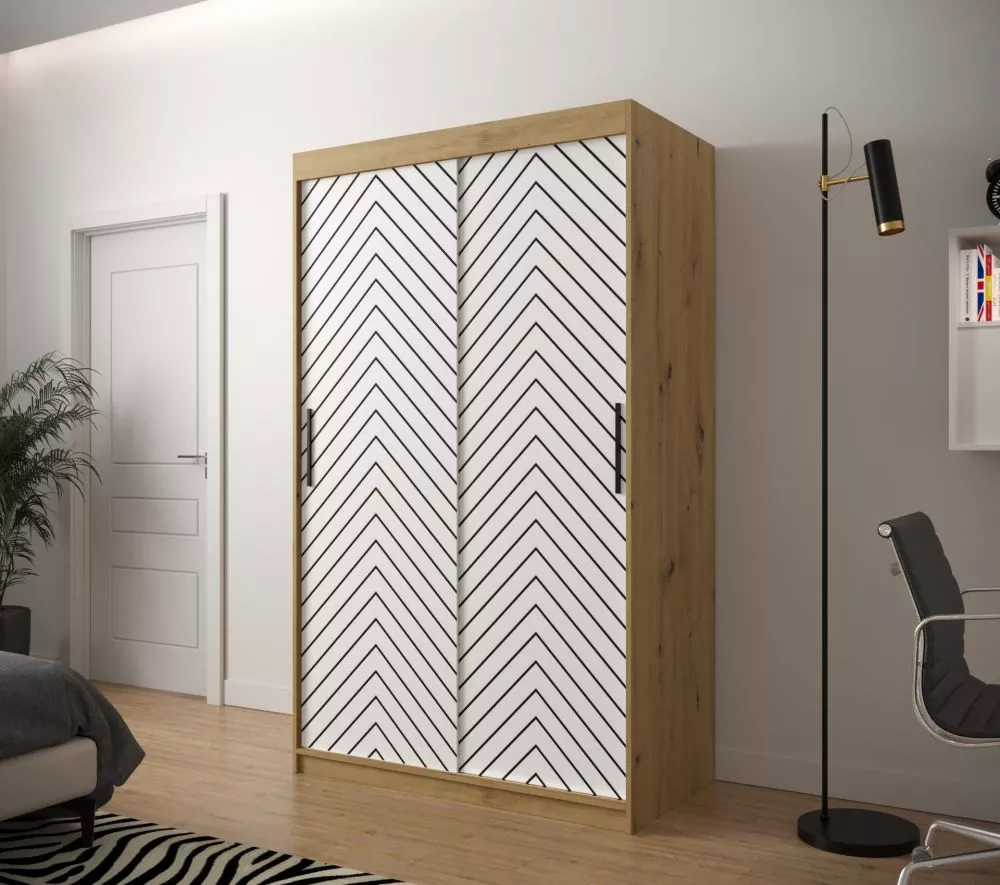 Skapis Jodelka 1 · 120 × 62 × 200 cm
